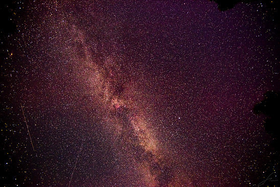 Milky Way above Sweden in August at Brommö