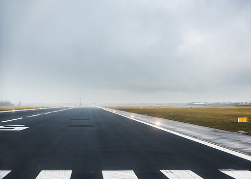 Taking off from Amsterdam.