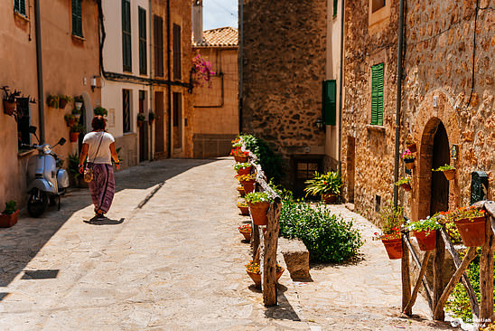 The streets of Valldemossa, Mallorca