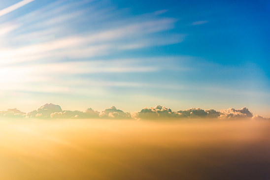 Sunset above the Baltic Sea