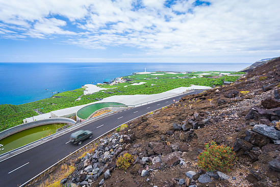 Banana farms in La Palma, Canaries.